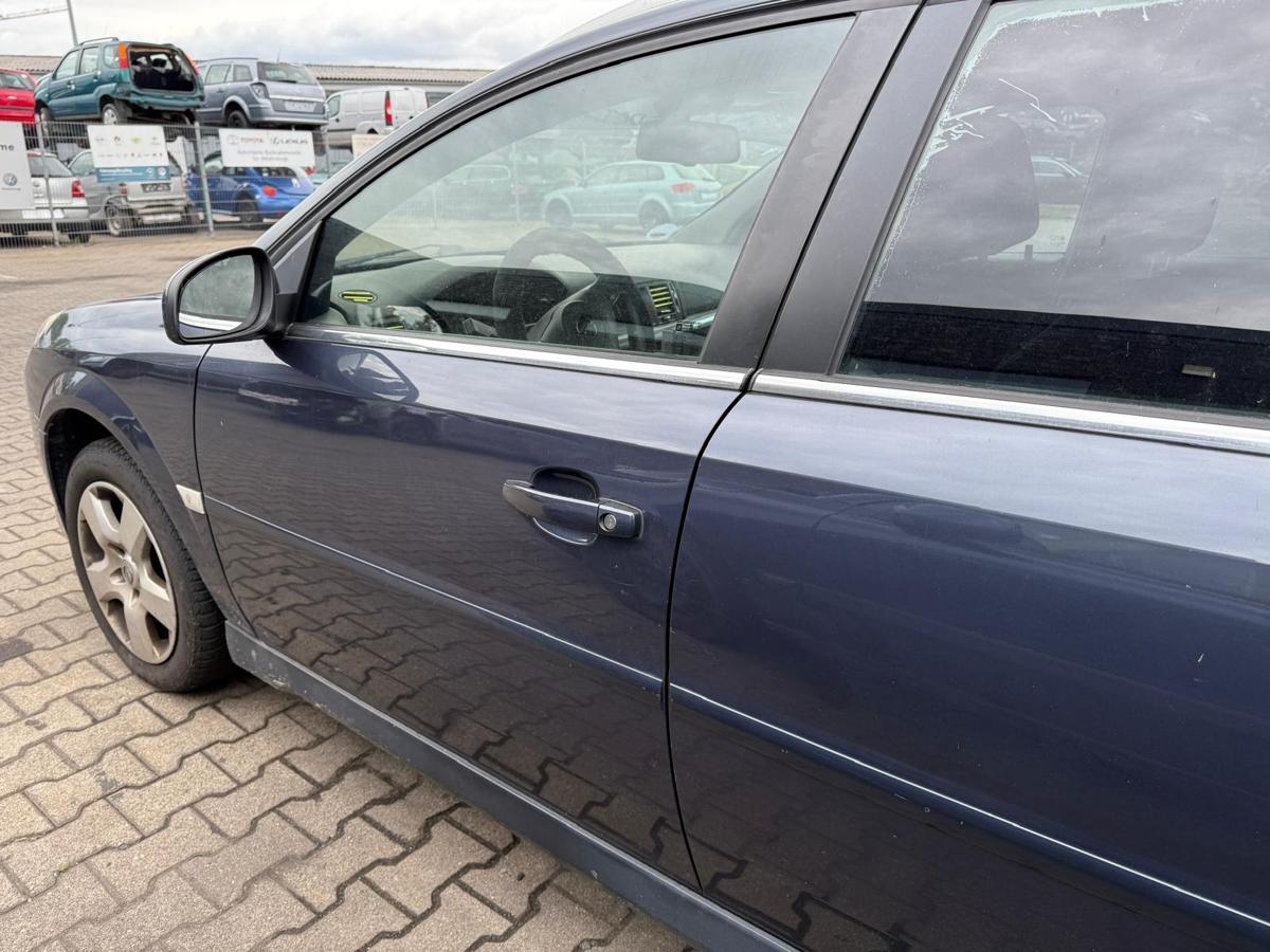 Opel Vectra C original Tür vorn links Z168 Metroblau Perl Rohbau BJ06
